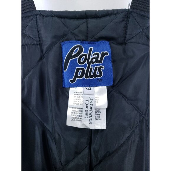Polar Plus Insulated Mens Freezer Bib Overalls XXL Nylon Blend Black - Picture 8 of 10
